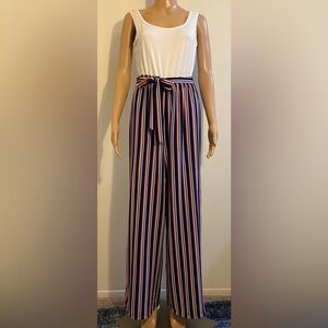 Women As You Wish Sleeveless w/ Tie At Waist Jumpsuit